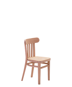 The Marconi Children's Bentwood Chair with veneered seat complements the equally designed Marconi Dining Chair in the interior. Delivered directly by the manufacturer, family company Sádlík, Czech Republic   